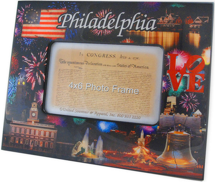 Picture Frame 8x10 for 4x6 Philadelphia Fireworks