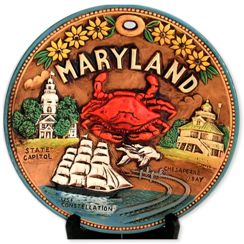 Plate 3D Wall Plaque Maryland