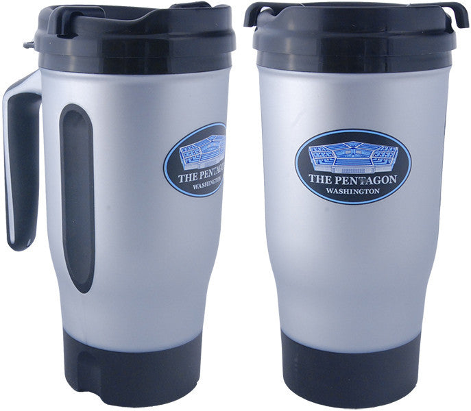 PMDC10 Insulated Mug 16 oz with Grips Pentagon Oval