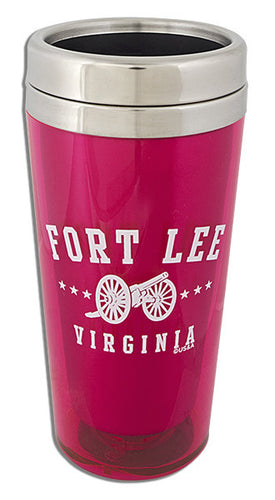 PMFLE1 Acrylic Stainless Tumbler Fort Lee HOT PINK