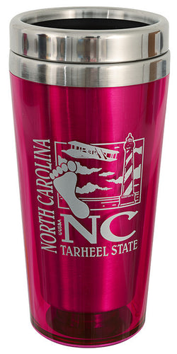 PMNC3 Insulated Stainless Mug North Carolina PINK