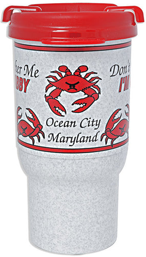 PMOC1 Insulated Car Mug I'm Crabby Ocean City