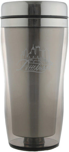 PMPG2 Insulated Stainless Mug Pittsburgh Smoke Grey