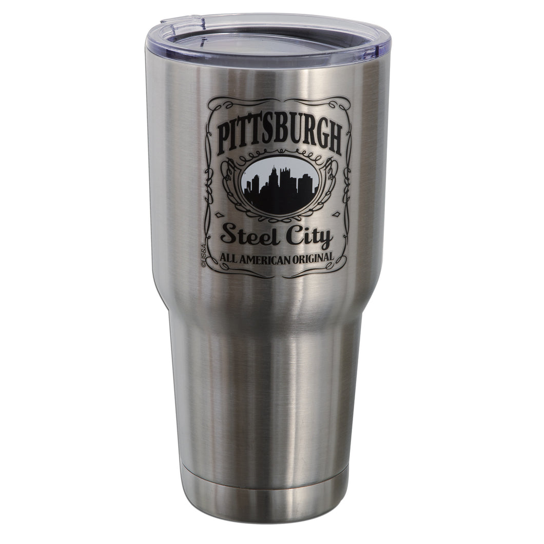 PMPG6 Stainless Vacuum Insulted 30oz Tumbler Pittsburgh