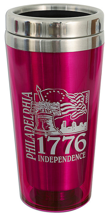 PMPH3 Insulated Stainless Mug Philadelphia HOT PINK