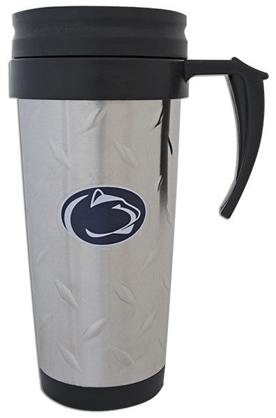 PMPS4 Travel Mug Stainless Diamond Plate PSU