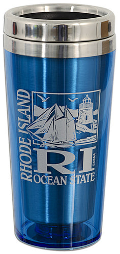 PMRI1 Insulated Stainless Mug Rhode Island BLUE