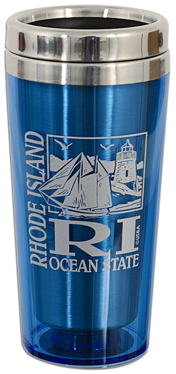 PMRI1 Insulated Stainless Mug Rhode Island BLUE