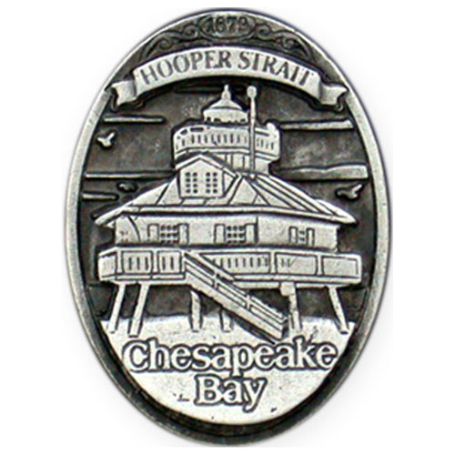 Pin Solid Pewter Chesapeake Bay Hooper Strait