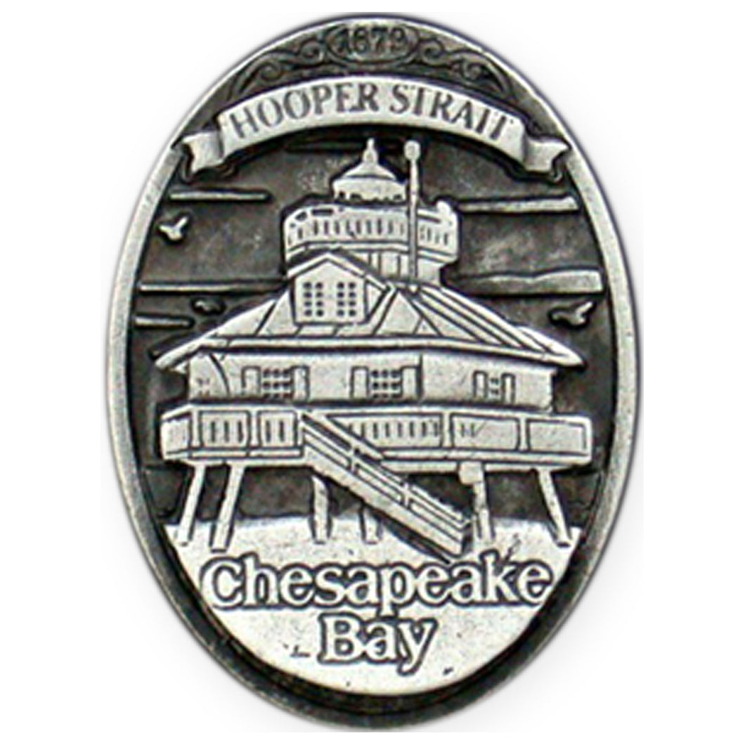 Pin Solid Pewter Chesapeake Bay Hooper Strait
