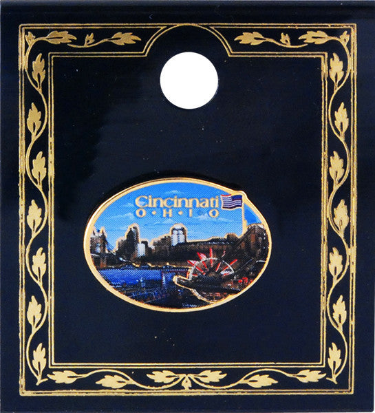 Pin Color Filled Cincinnati Ohio