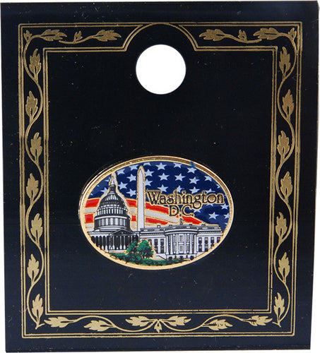Pin Color Filled Washington DC Day