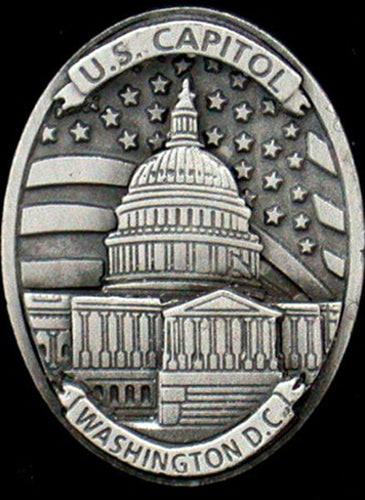 Pin Pewter Washington DC Capitol Building