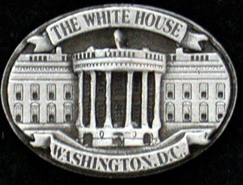 Pin Pewter Washington DC White House