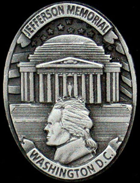 Pin Pewter -Washington DC Jefferson Memorial