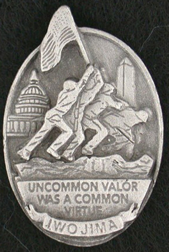 Pin Pewter Washington DC Iwo Jima