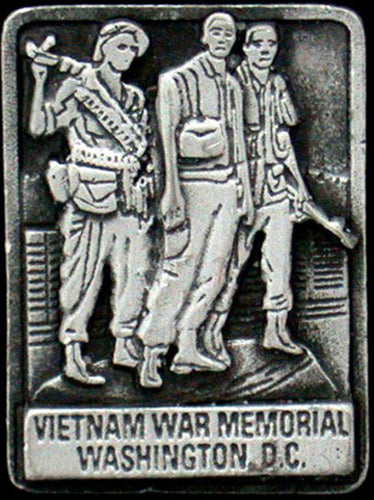 Pin Pewter Washington DC Vietnam Memorial