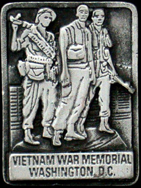 Pin Pewter Washington DC Vietnam Memorial