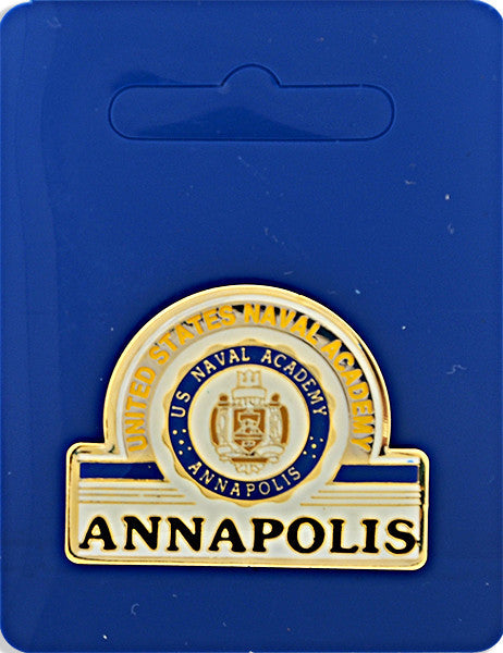 Pin Brass Enamel U.S. Naval Academy