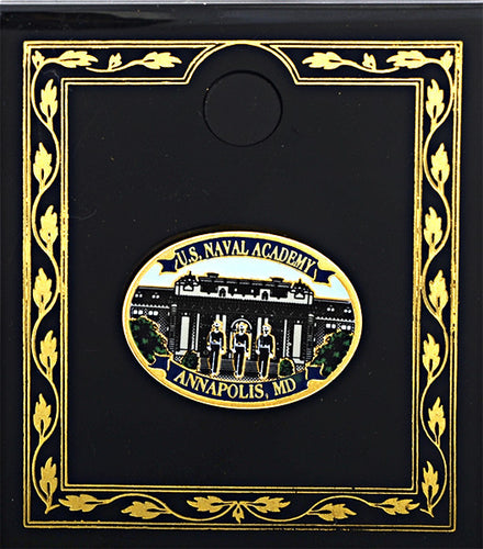 Pin Color-Filled USNA Bancroft Hall