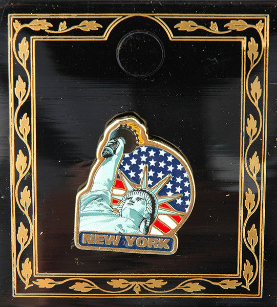 Pin Color-Filled Statue of Liberty New York