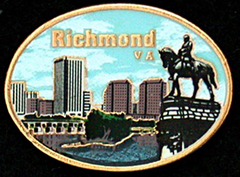 Pin Color-Filled Carded Richmond Virginia