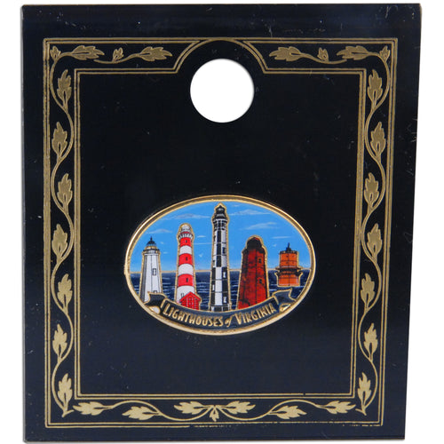 Pin Color-Filled Carded Virginia Lighthouse