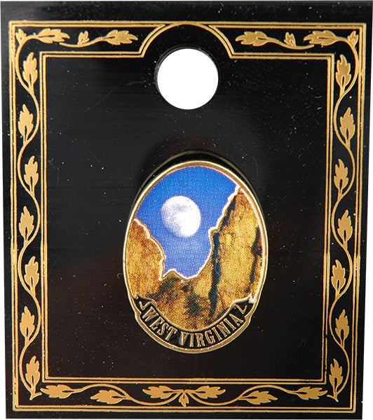 Pin Color-Filled West Virginia Seneca Rocks