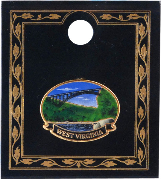 Pin Color-Filled West Virginia New River