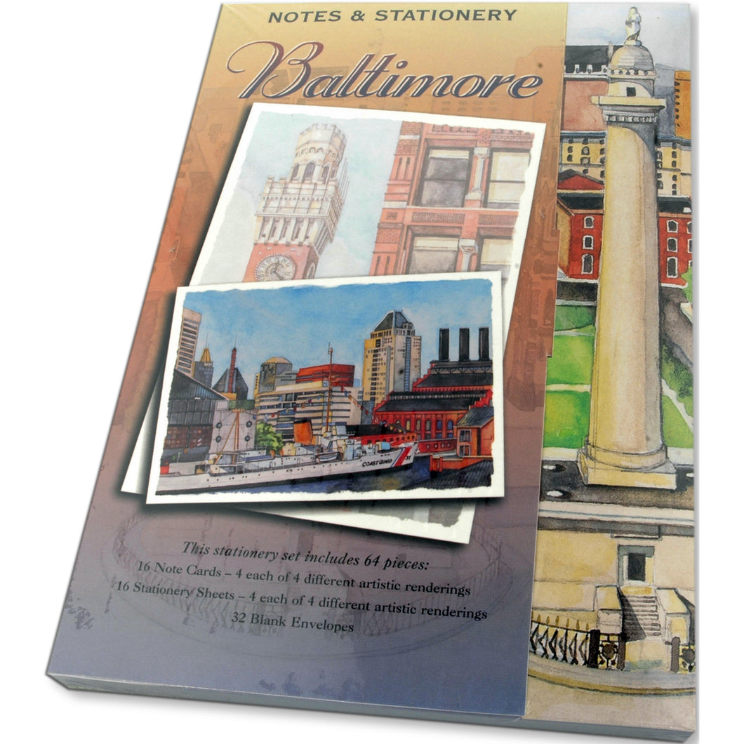 PRBM8 Stationery Set 64 Pc Baltimore