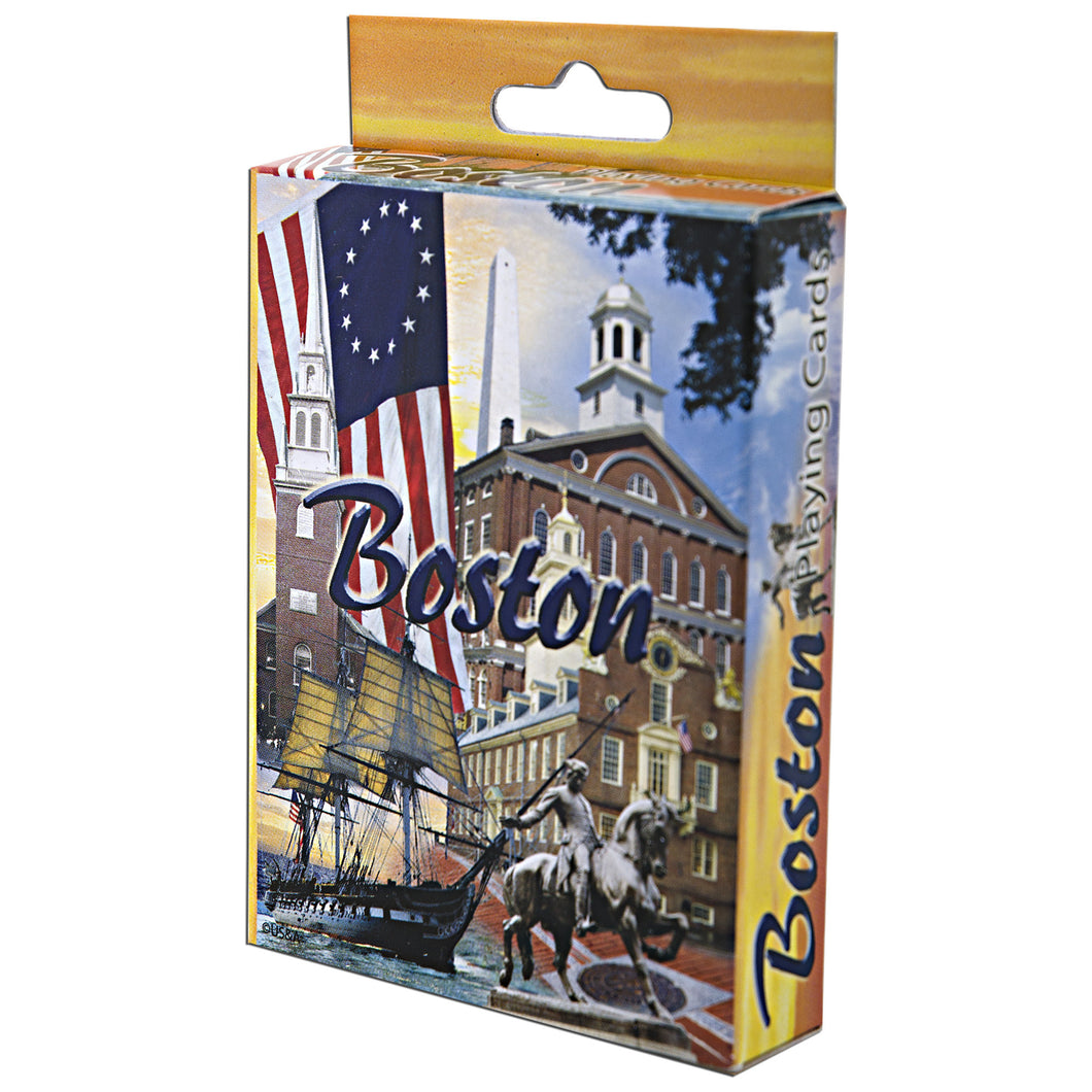 PRBT1 Playing Cards Boston Photo Montage