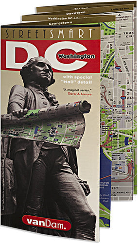 PRDC13 Laminated Map DC StreetSmart