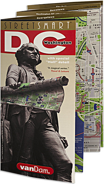 PRDC13 Laminated Map DC StreetSmart