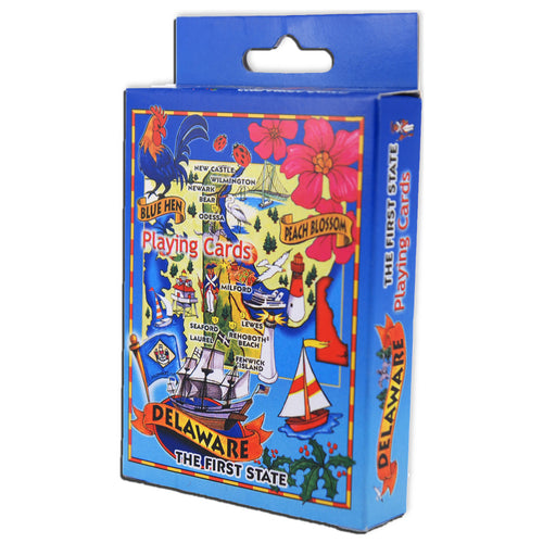 Playing Cards Delaware Map Symbols
