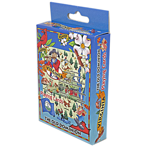 PRVA1 Playing Cards Virginia Map