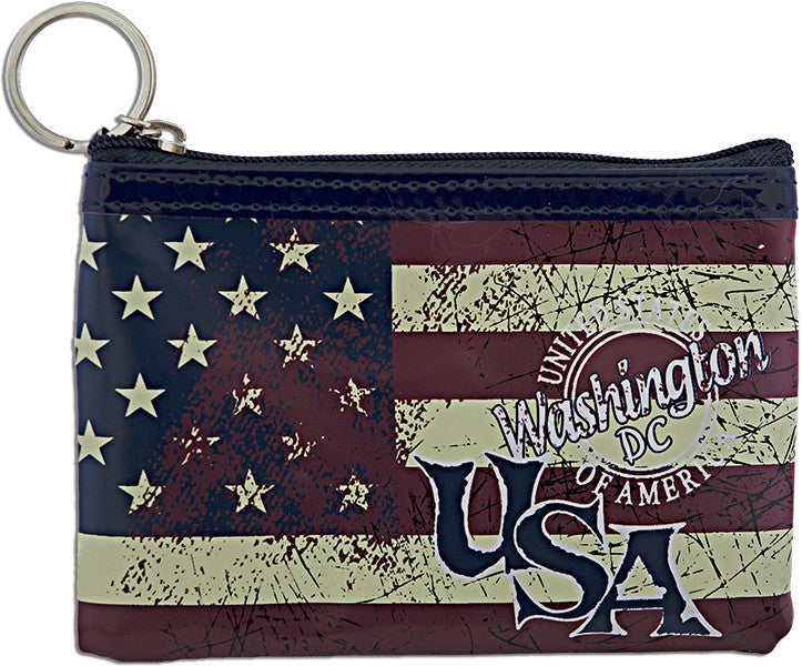 Small Rectangle Purse USA Flag Washington DC