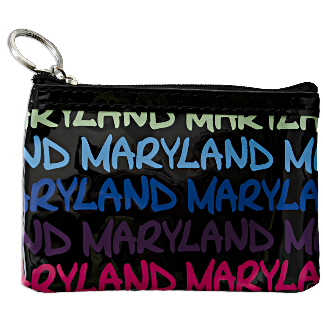 Small Rectangle Purse Maryland Black Blue Purple