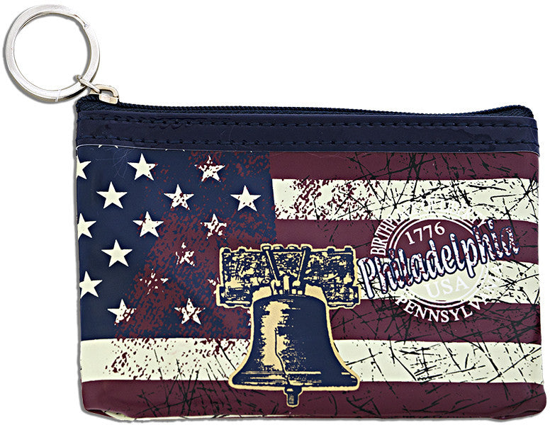 Small Rectangle Purse Philadelphia USA Flag