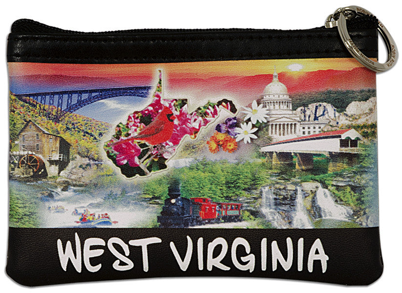 Small Rectangle Purse West Virginia Photo Montage HD