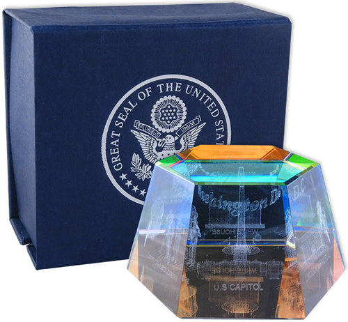 Crystal HexagonColored Laser Washington DC