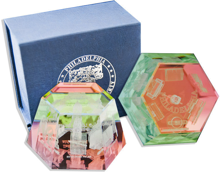 Crystal Hexagon Rainbow Laser Philadelphia