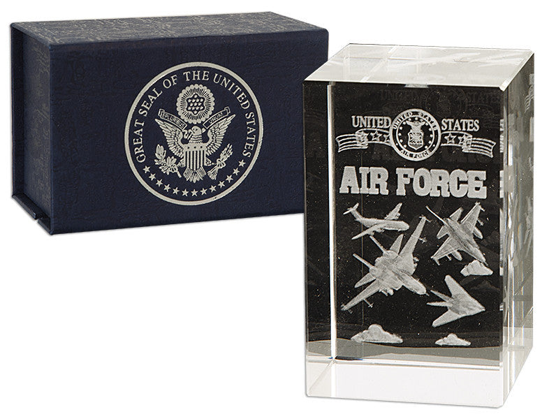 Crystal Cube US Air Force