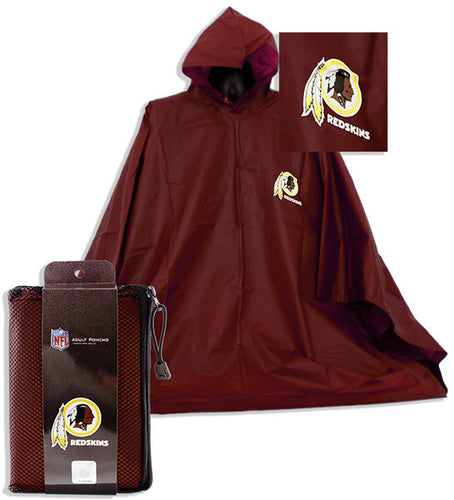 Rain Poncho - Washington Redskins