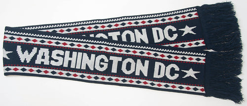 Scarf - Winter - Washington DC Navy / White / Red