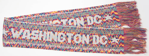 Scarf - Winter - Washington DC Hot PINKpeckled