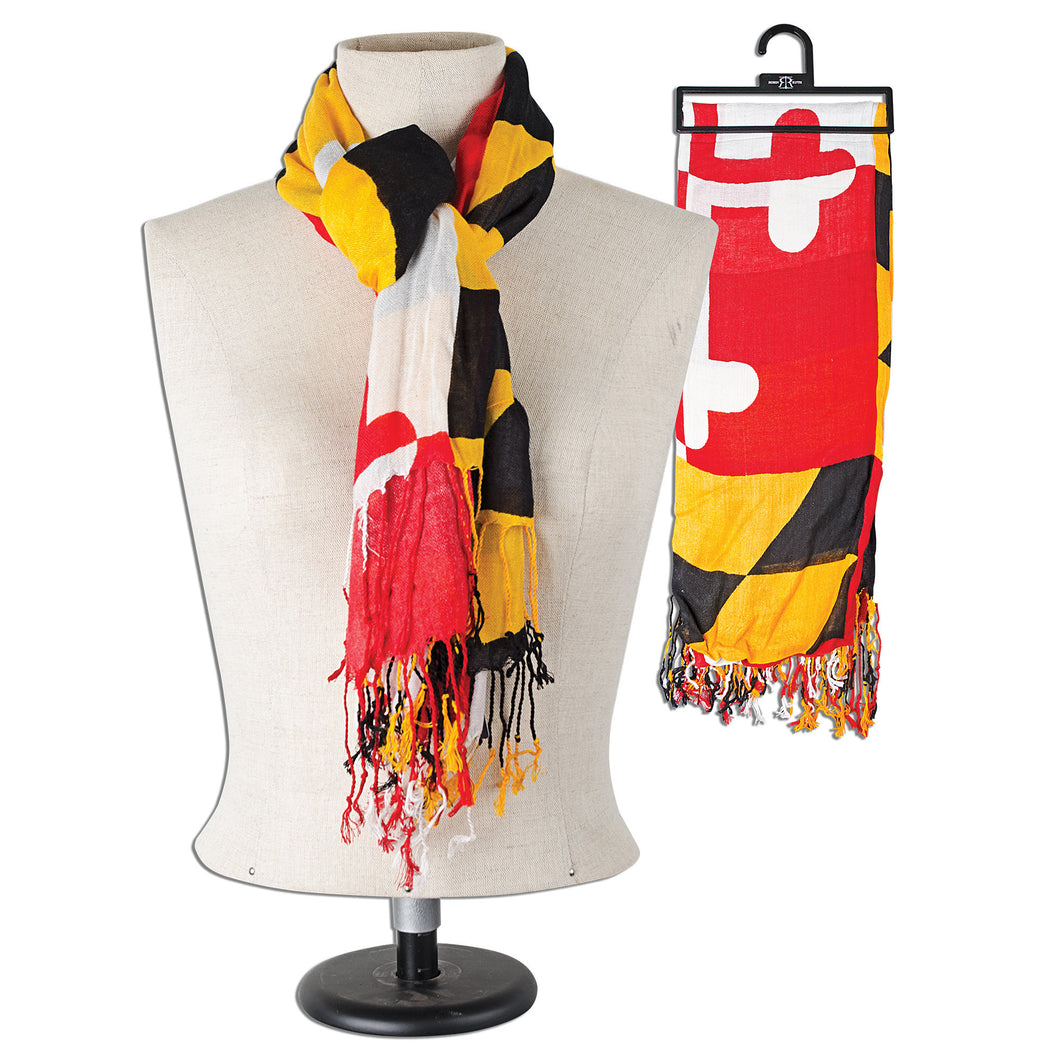 Scarf - Viscose Silk-Like Maryland Flag Original
