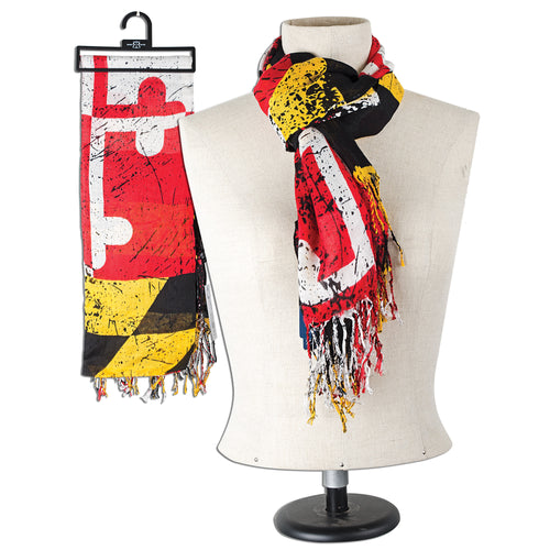 Scarf - Viscose Silk-Like Maryland Flag Vintage