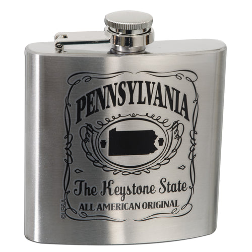 SFPA1 Stainless Flask 6 oz. - Pennsylvania