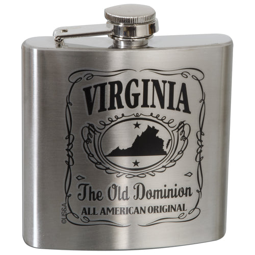 SFVA1 Stainless Flask 6 oz. - Virginia