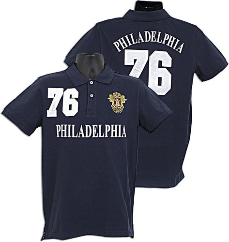 Polo Shirt Philadelphia 76 NAVY Size XL